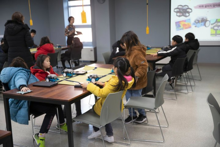 군포시 수리초등학교렌쥴리 코딩 엠봇 수업