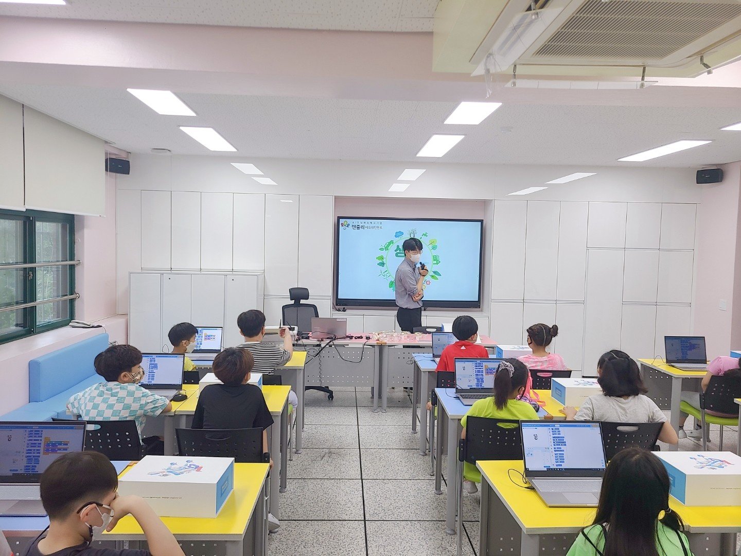서울 교육청 소속 신구로초등학교 렌쥴리에듀테인먼트 인공지능미래교실 2차 AI코딩 스...