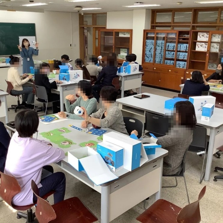 렌쥴리에듀테인먼트 인공지능미래교실 신나는 AI교실 서울 덕의 초등학교 AI코딩 교원직...