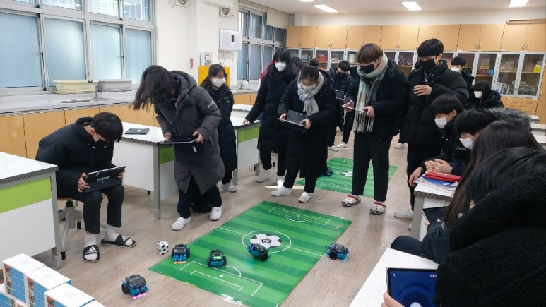 [렌쥴리에듀테인먼트 AI교실 인공지능 코딩 엠봇2 체험수업 서울 풍성중학교] 서울 송파구 ...