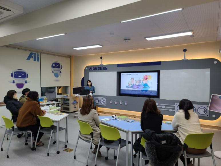 렌쥴리에듀테인먼트 &전남교육청 AI교실 시범학교 나주 노안초등학교