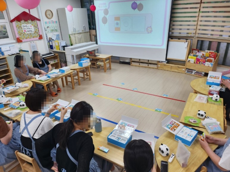 렌쥴리에듀테인먼트 인공지능 코딩 유치부 뜰안애어린이집 교사 교육