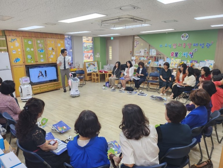 렌쥴리에듀테인먼트 AI 코딩 교원직무연수 국공립 단설유치원 원장 체험교육