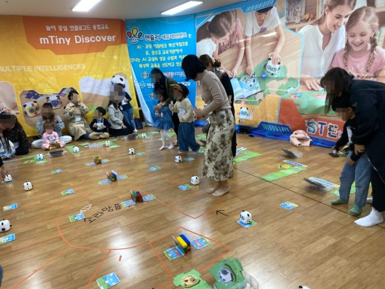 렌쥴리에듀테인먼트 인공지능 코딩 & 안성시 만성초등학교 병설유치원 학부모 참여 코...