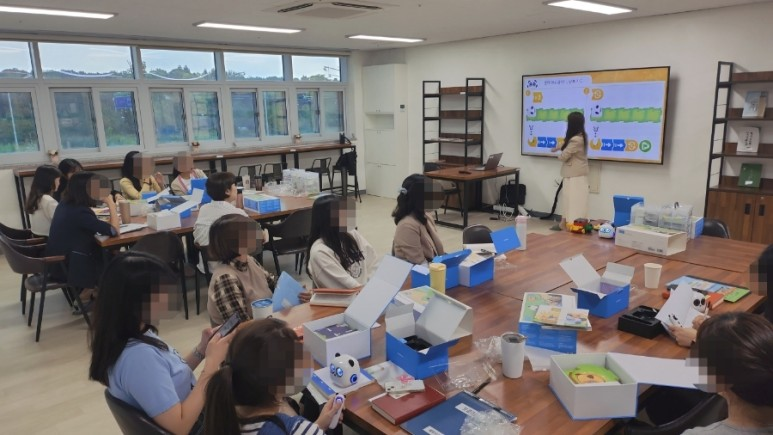 렌쥴리에듀테인먼트 인공지능 코딩 & 김포 물빛유치원 4차 산업혁명 인공지능 코딩 교...