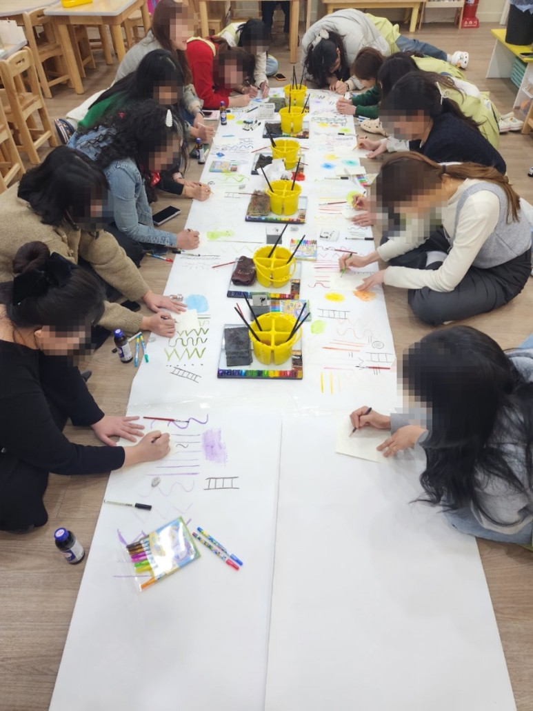 렌쥴리에듀테인먼트 웃는그림프로젝트 & 천안 늘푸른유치원 교사 교육 (삼광어린이집/법원...