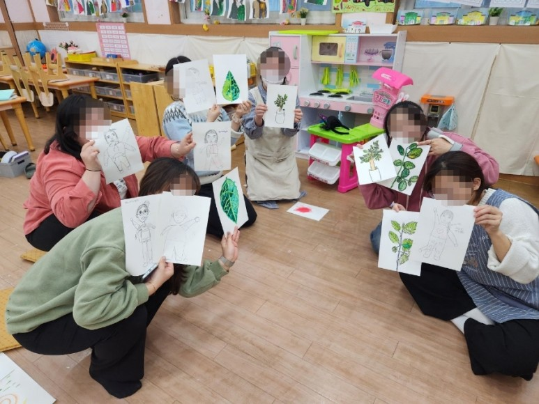 렌쥴리에듀테인먼트 웃는그림프로젝트 & 평택 예일유치원 교사 교육