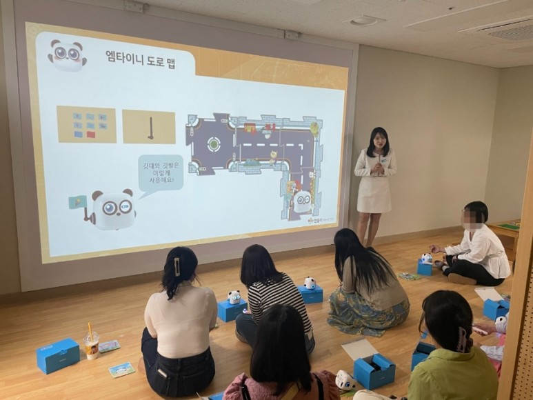 렌쥴리에듀테인먼트 유치부 인공지능 코딩 창의융합체험관 & 의정부 경의유치원 AI교원...