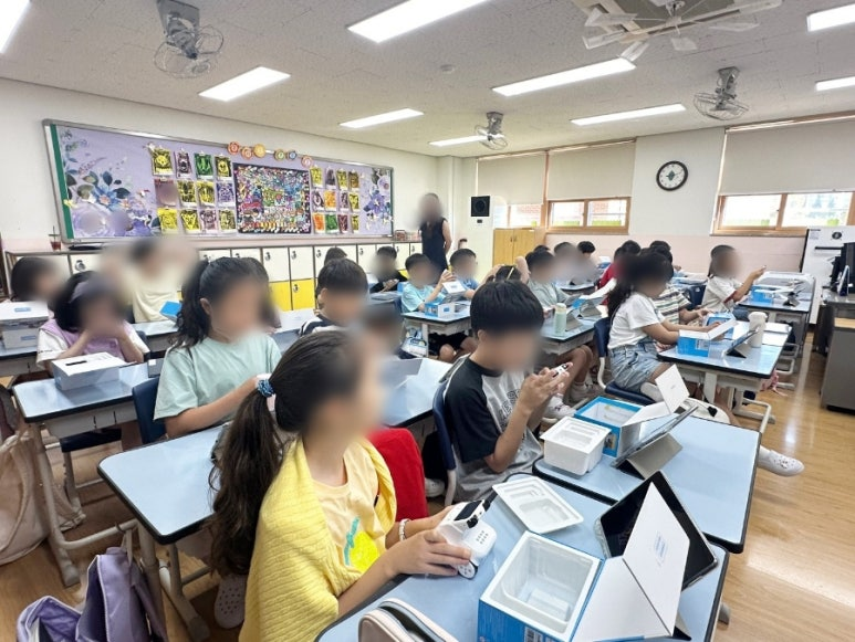 렌쥴리에듀테인먼트 초등학교 AI교실 & AI중심학교 2일차 수업 8.29.(목) AI 융합교...