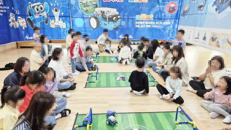 렌쥴리에듀테인먼트 AI교실 & 천안 ㅇㅇ유치원 학부모 참여 AI코딩캠프 2024.08.16.