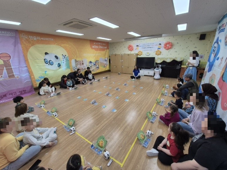 렌쥴리에듀테인먼트 AI교실 & 안중초등학교 병설유치원 학부모 참여수업  