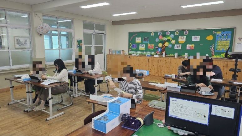 렌쥴리에듀테인먼트 AI교실 & 충남 청룡초등학교 인공지능 코딩 교원직무연수 
