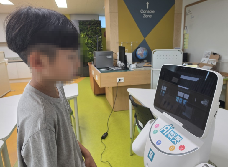 전남함평학교에서 에듀케어봇 활용 수업