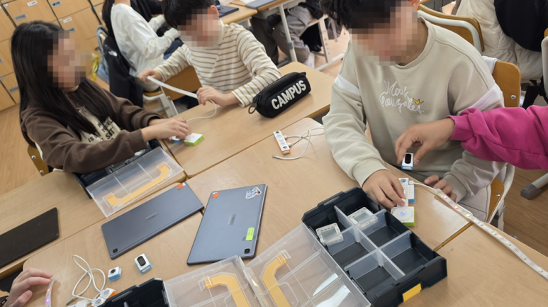 일산 능곡초등학교, 직접 체험하는 피지컬컴...